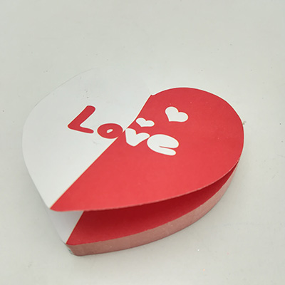 75 Sheets Heart Shape Sticky Note