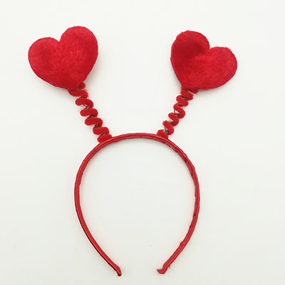 Valentines Red Heart Headband