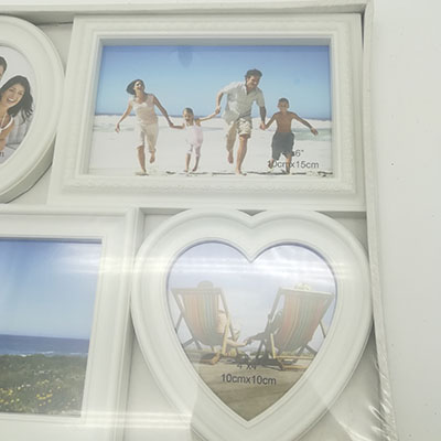 4PK Different Shape Wall Hanging Picture Frame Set