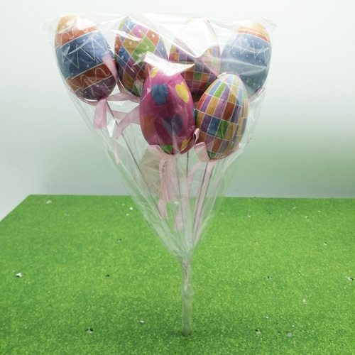 6pk paper coated easter egg pick  
