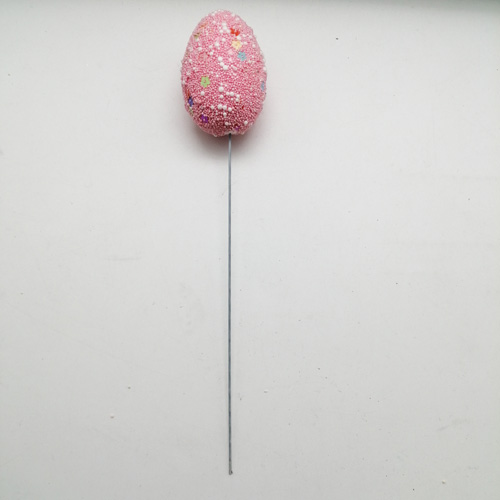 6pk foam beaded easter egg pick