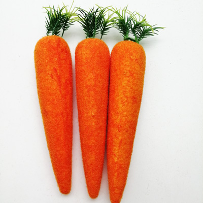 foam easter carrot with grass