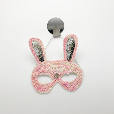Easter Sequins Bunny Mask