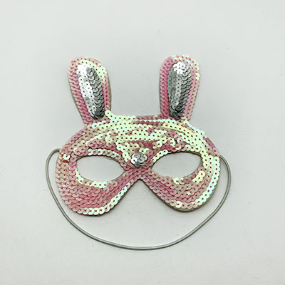 Easter Sequins Bunny Mask