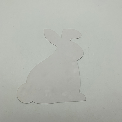 12pcs Easter Bunny Shaped Paper Card