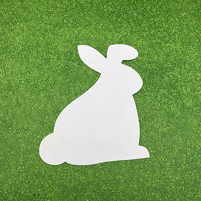 12pcs Easter Bunny Shaped Paper Card