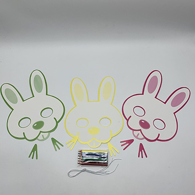 3pcs Paer Rabbit Mask Drawing Set