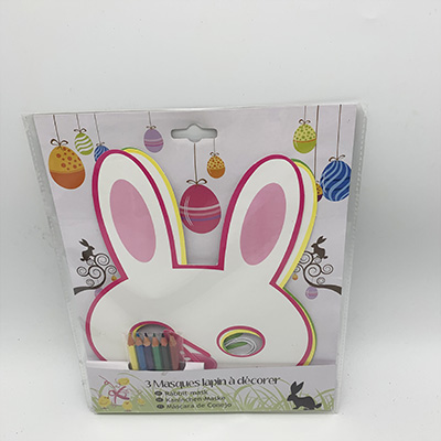 3pcs Paer Rabbit Mask Drawing Set