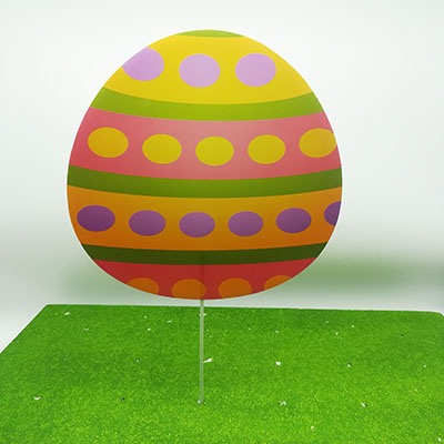 Easter Egg Yard Signs Outdoor Lawn Decorations