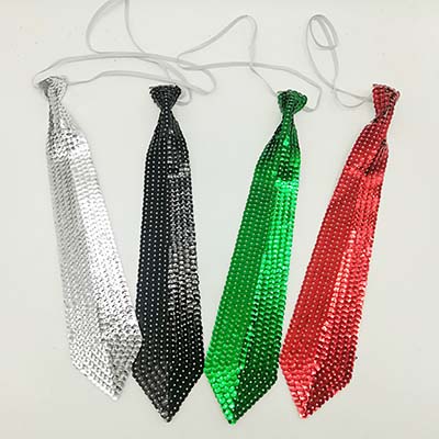 Sequin Necktie For Party 