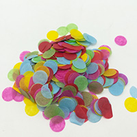 Colorful paper confeti