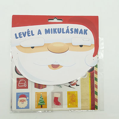 5pk XMAS Envelop Set With Sticker