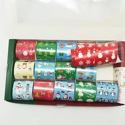 15 Rolls XMAS Sticker Set