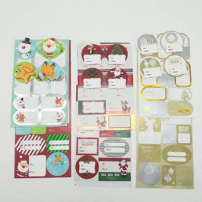 3 Layer  XMAS Sticker Set