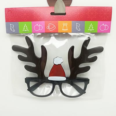 Santa Deer Glasses 