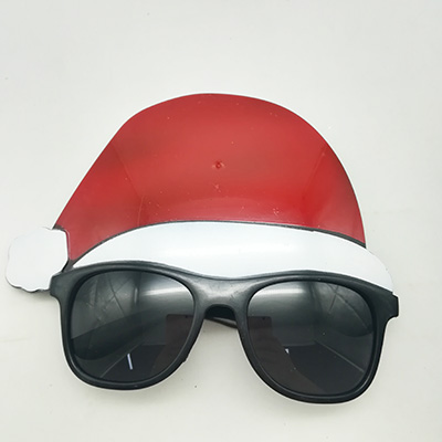 Santa Hat Glasses 