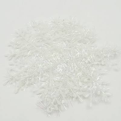 6pk Plastic Snowflake