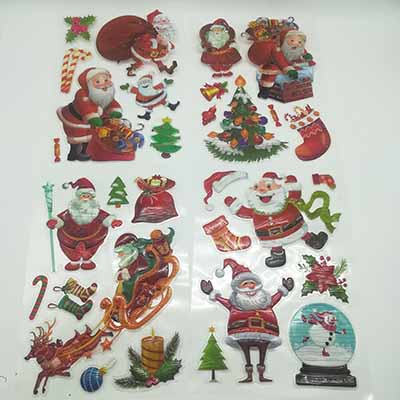 XMAS PVC Balloon Sticker