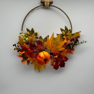 Autumn Decoration,Maple Leaf Wreath