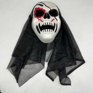 Rhinestone Skull Bride Mask 